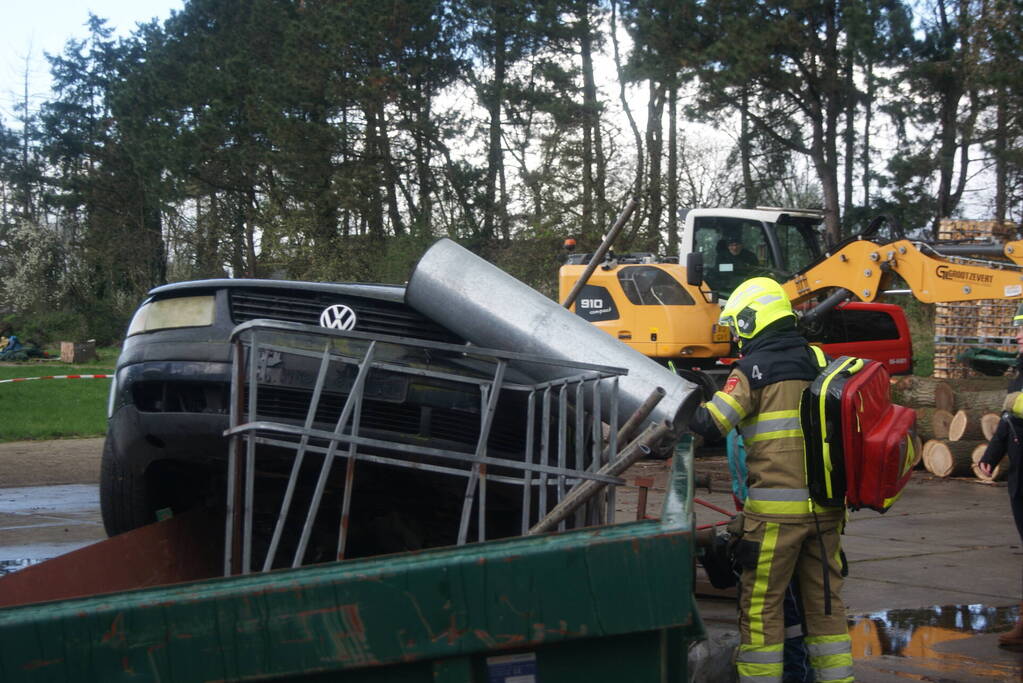 Houtzagerij volledig in het teken van hulpdiensten vanwege brandweerwedstrijd