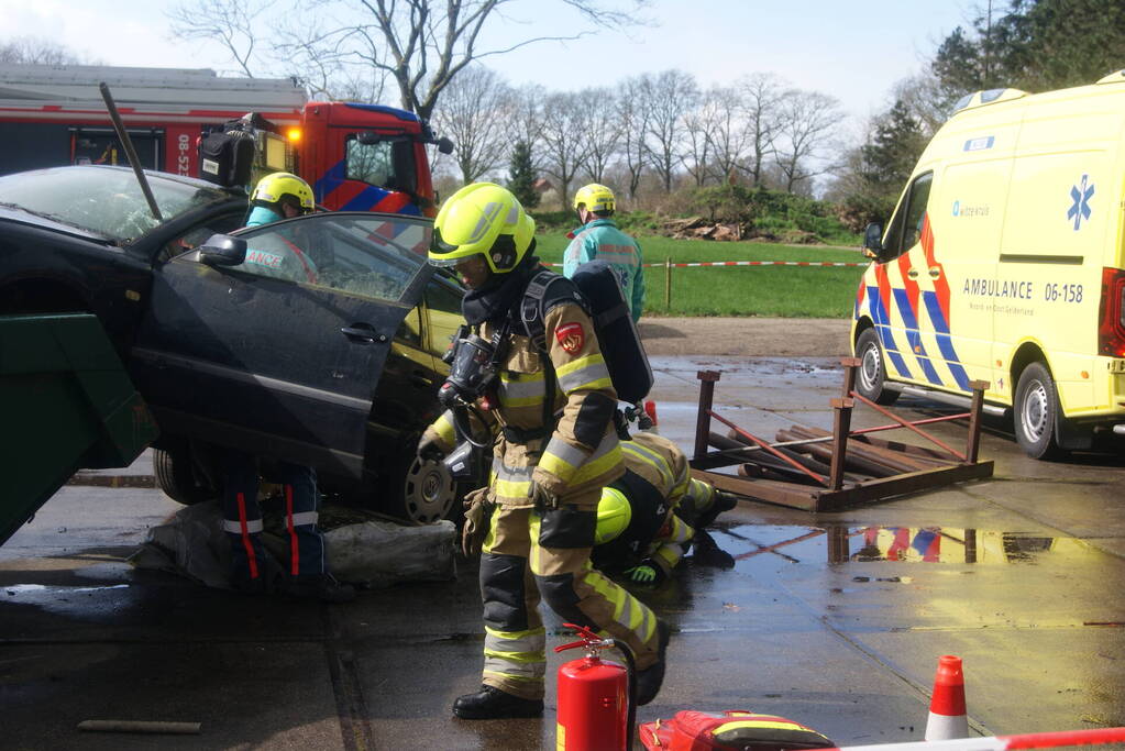 Houtzagerij volledig in het teken van hulpdiensten vanwege brandweerwedstrijd