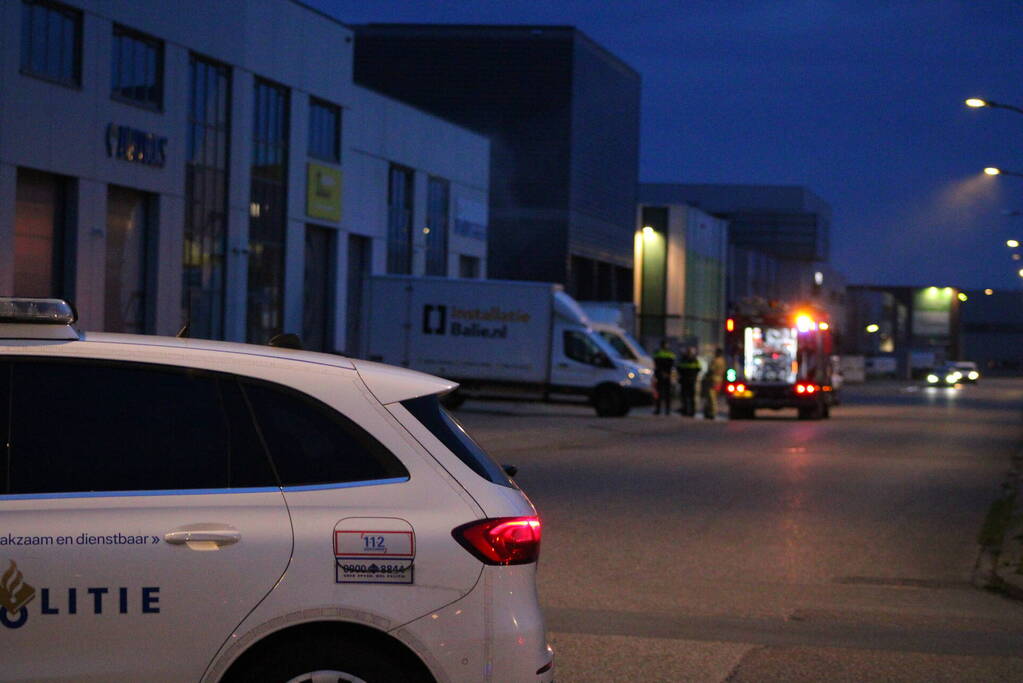 Hulpdiensten aanwezig vanwege mistgenerator