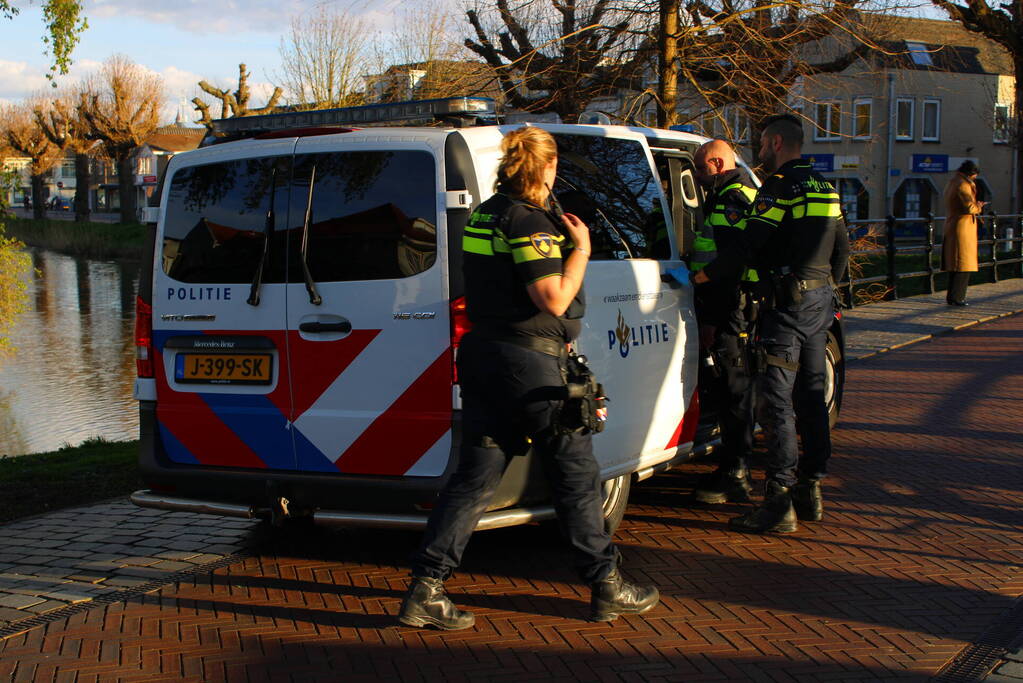 Auto ramt gevel Aziatisch restaurant