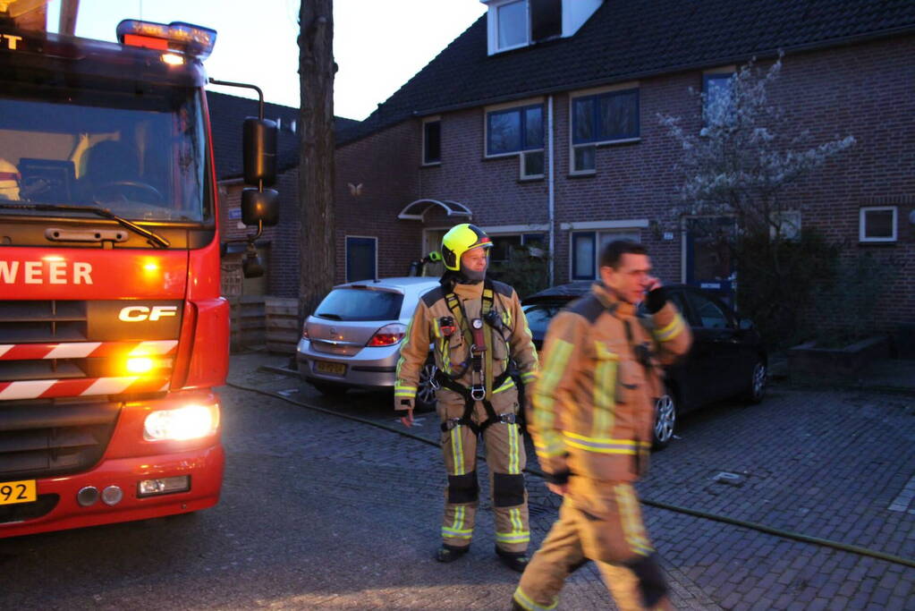 Brand in de meterkast snel onder controle