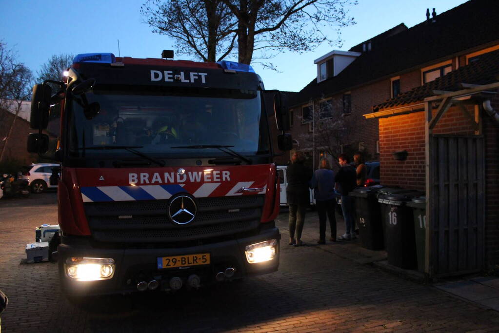 Brand in de meterkast snel onder controle