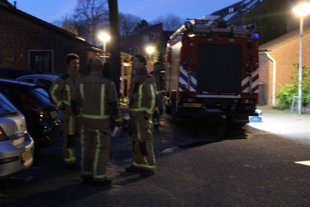 Brand in de meterkast snel onder controle