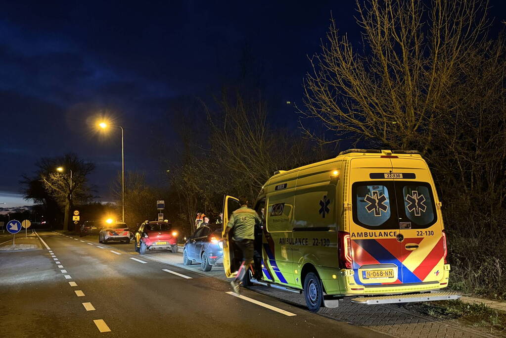 Gewonde en schade na botsing