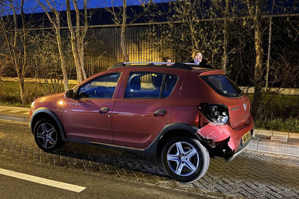 Gewonde en schade na botsing