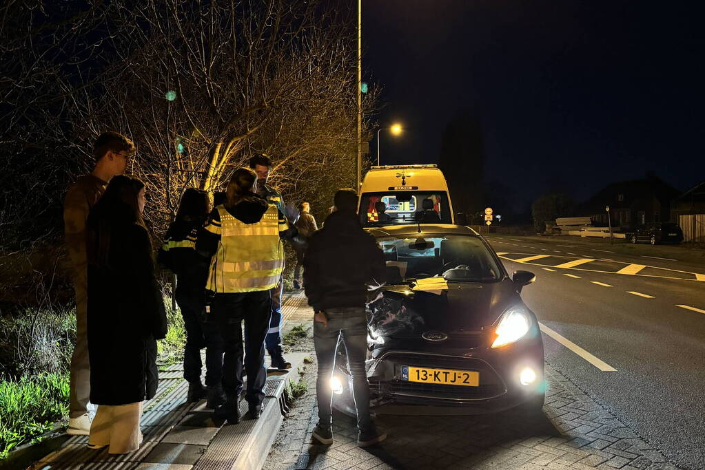 Gewonde en schade na botsing