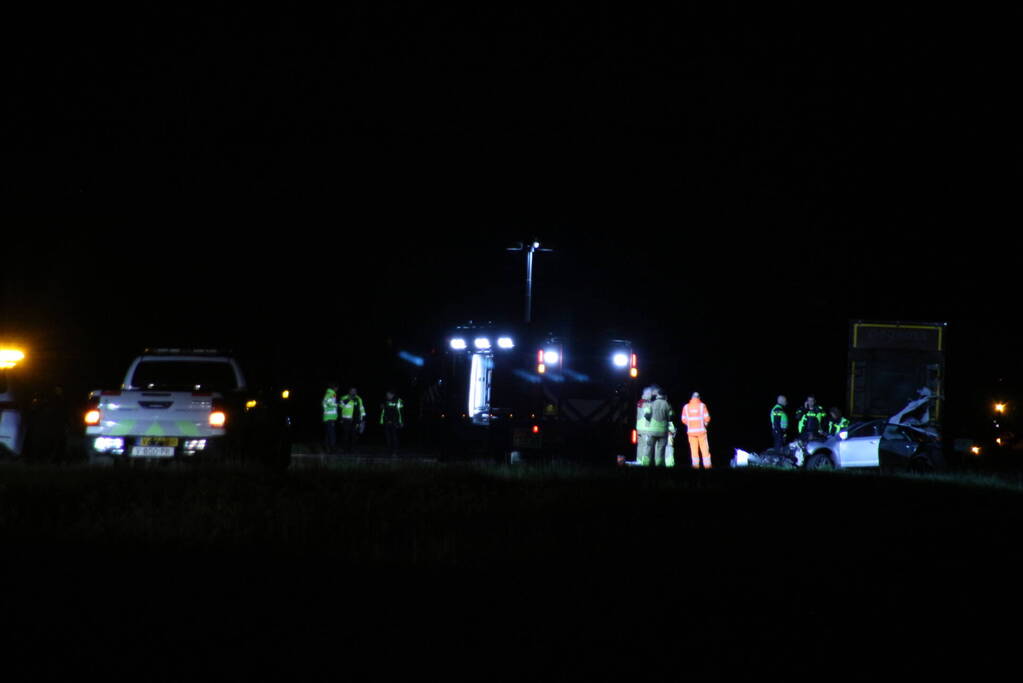 Twee zwaargewonden bij ongeluk op snelweg