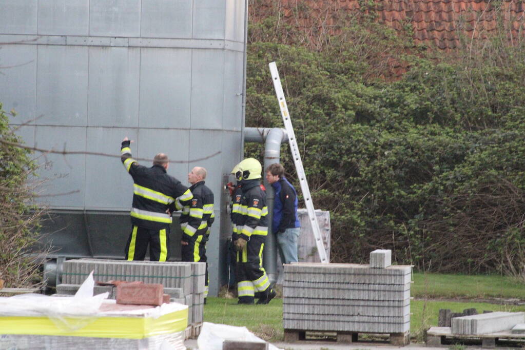 Rookontwikkeling bij brand in container