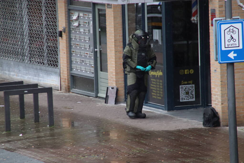 Omgeving afgezet na aantreffen verdacht pakket