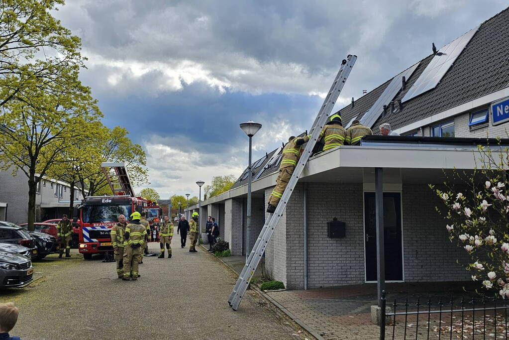 Micro omvormer zorgt voor brand op dak