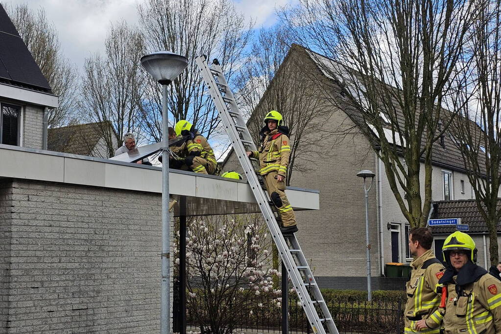 Micro omvormer zorgt voor brand op dak