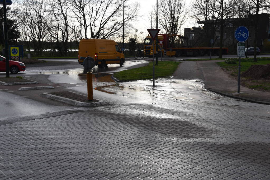 Wederom waterleidingbreuk, einde misère inzicht