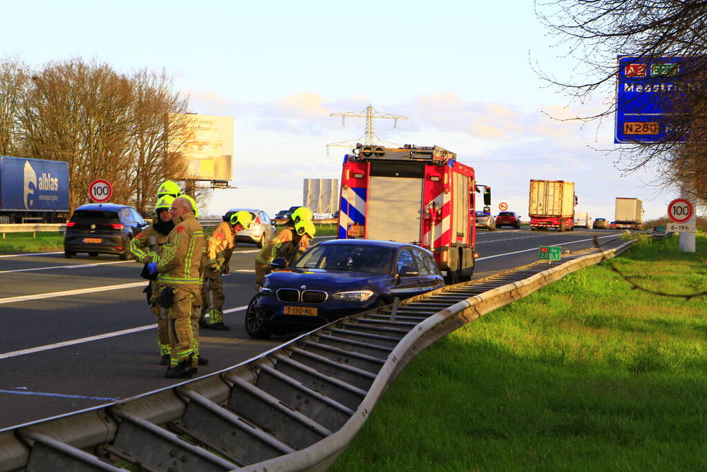Flinke schade bij ongeval op snelweg