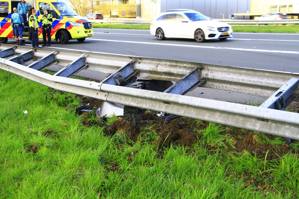 Flinke schade bij ongeval op snelweg