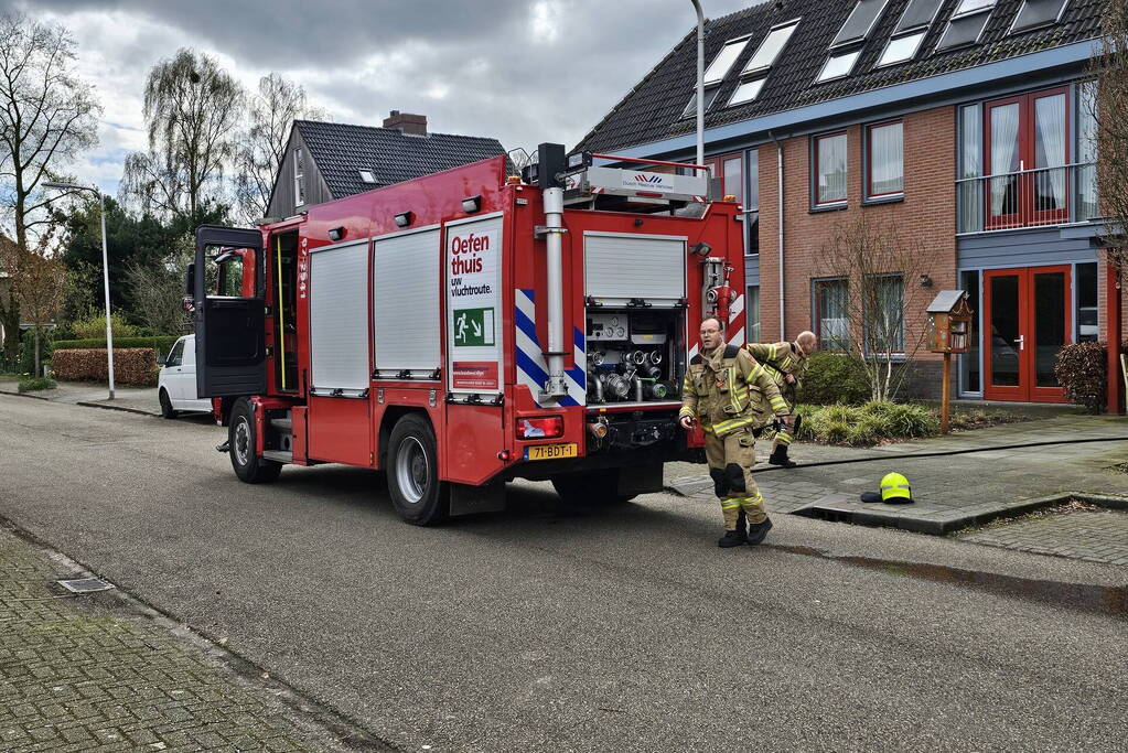 Woonlocatie ontruimd wegens brand