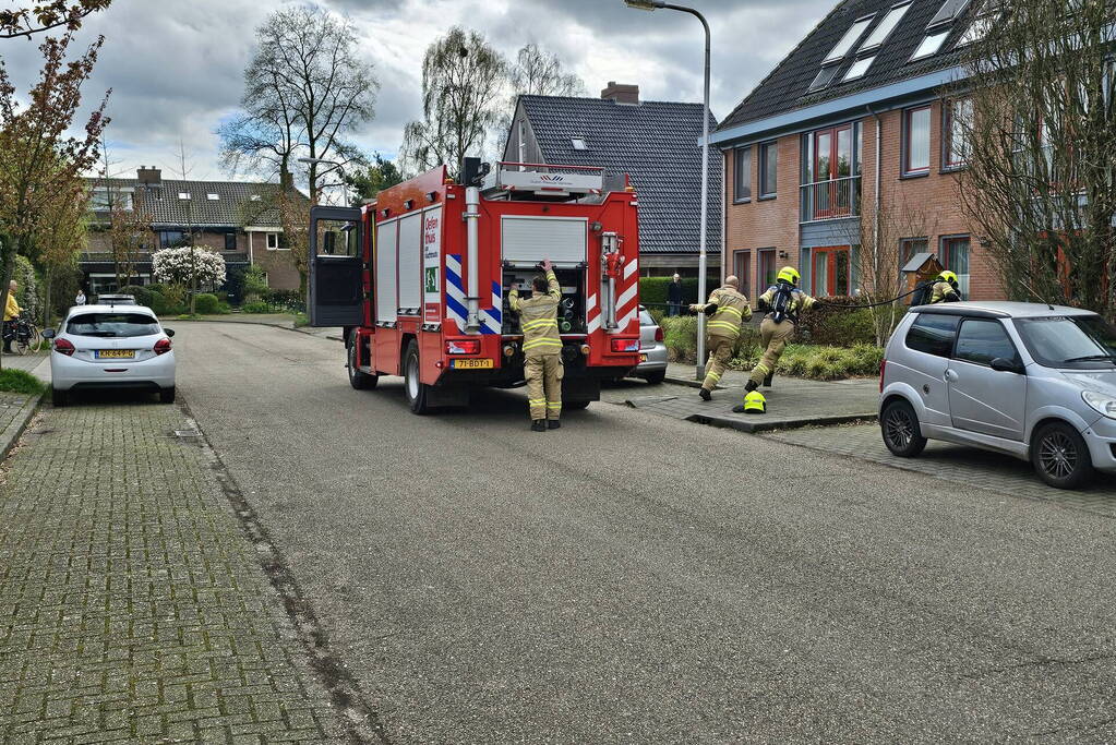 Woonlocatie ontruimd wegens brand