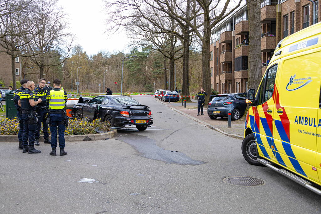 Twee gewonden bij ernstig ongeval op kruising