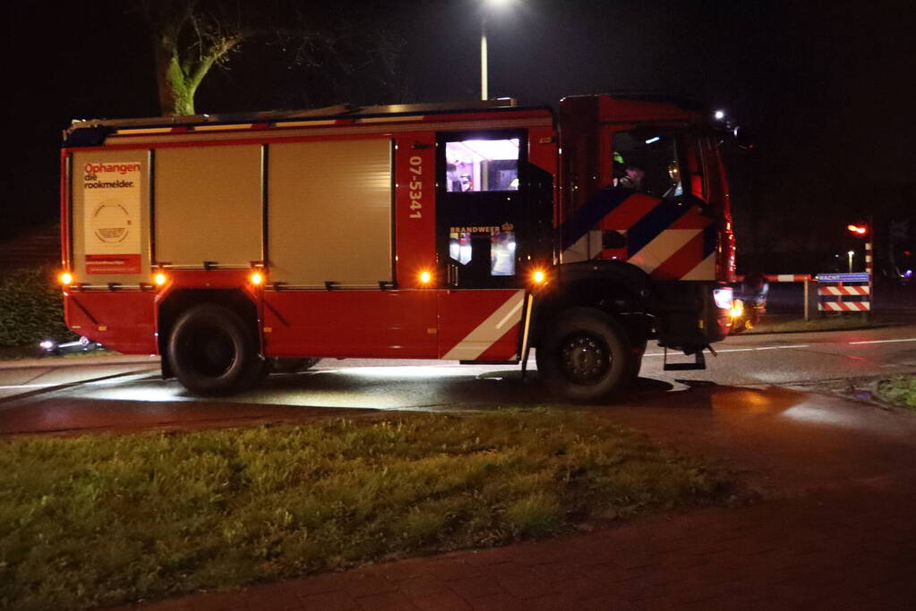 Trein krijgt aanrijding met persoon op spoorwegovergang