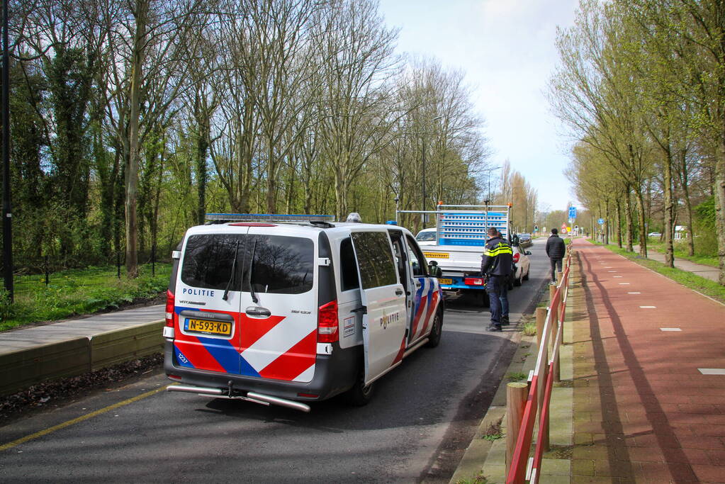 Verkeerschaos door kop-staartbotsing
