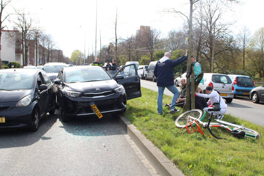 Ravage en gewonden bij kop-staartbotsing