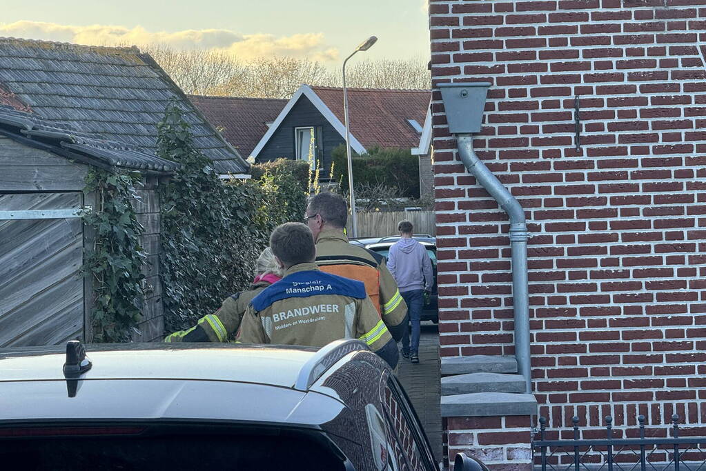 Brandweer ingezet voor barbecue