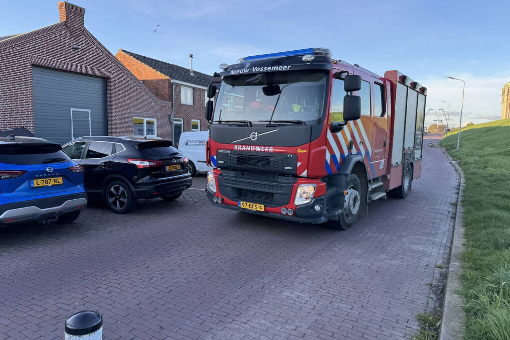 Brandweer ingezet voor barbecue