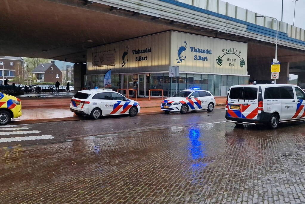 Winkeldief slaat op de vlucht en springt zeven meter naar benenden