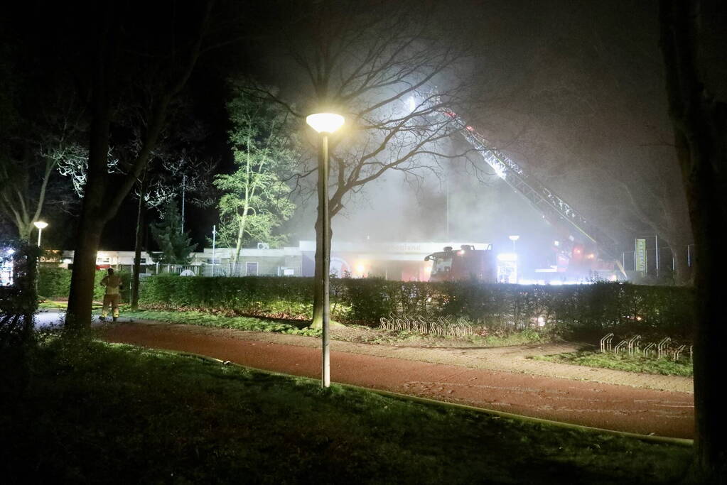 Grote brand in clubhuis van voetbalvereniging