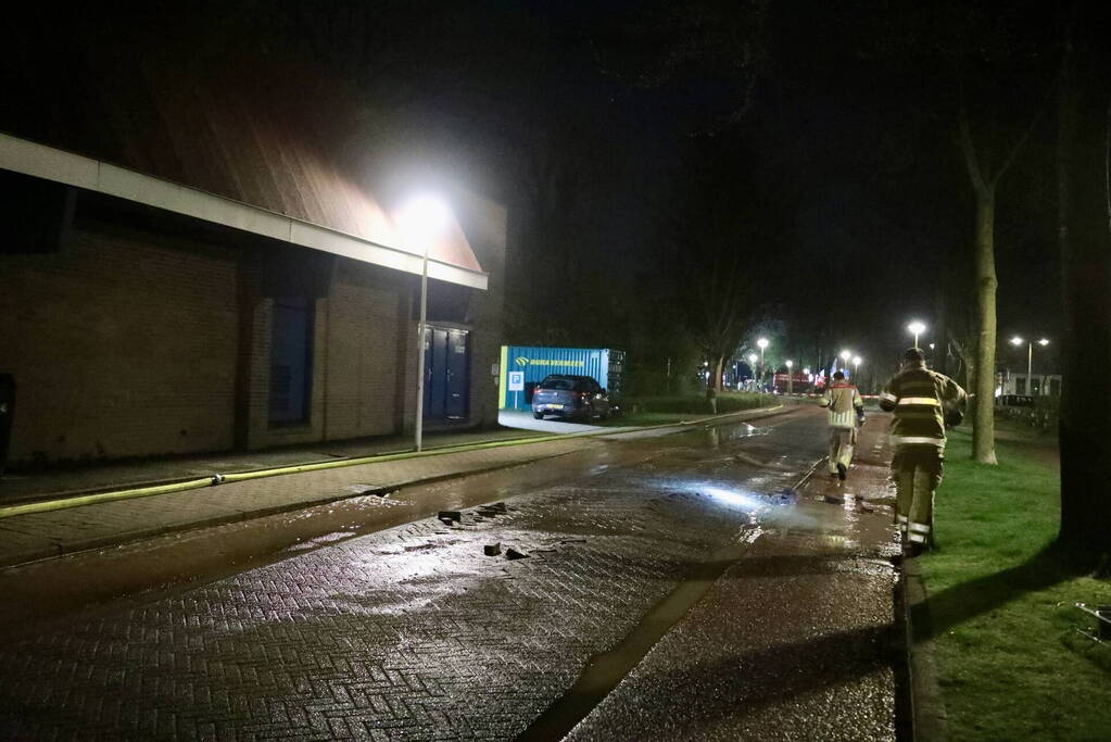 Grote brand in clubhuis van voetbalvereniging