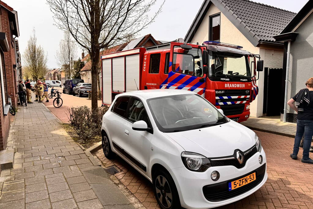 Gaslekkage door werkzaamheden in tuin van woning