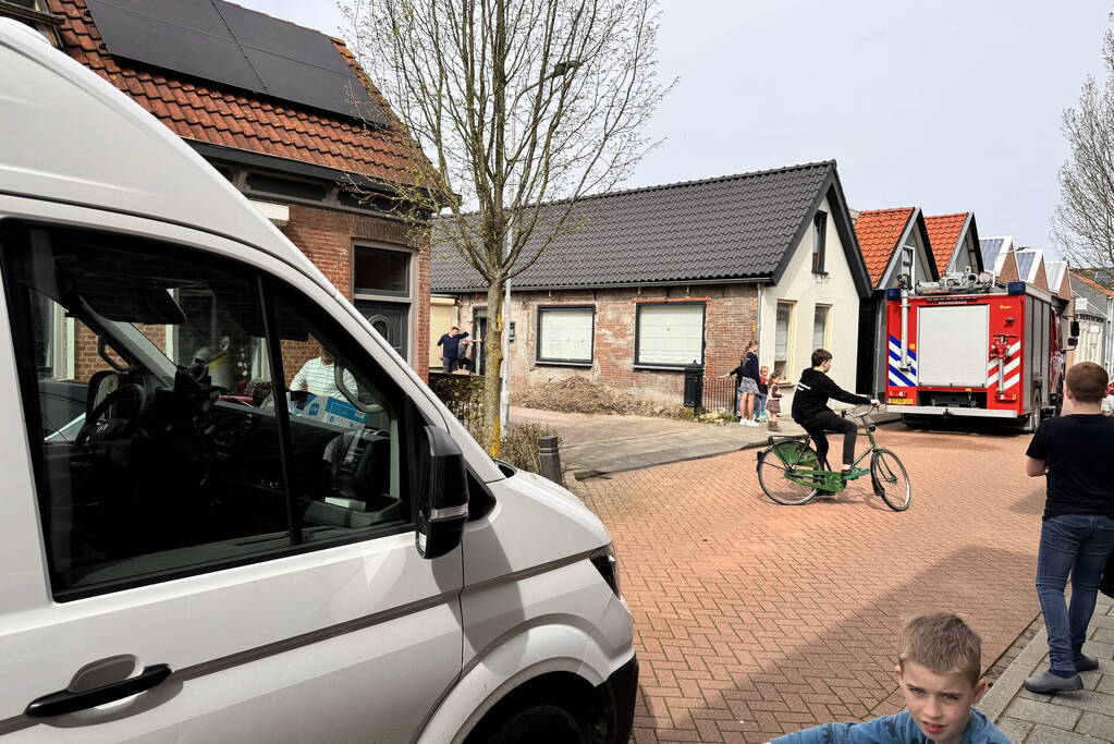 Gaslekkage door werkzaamheden in tuin van woning