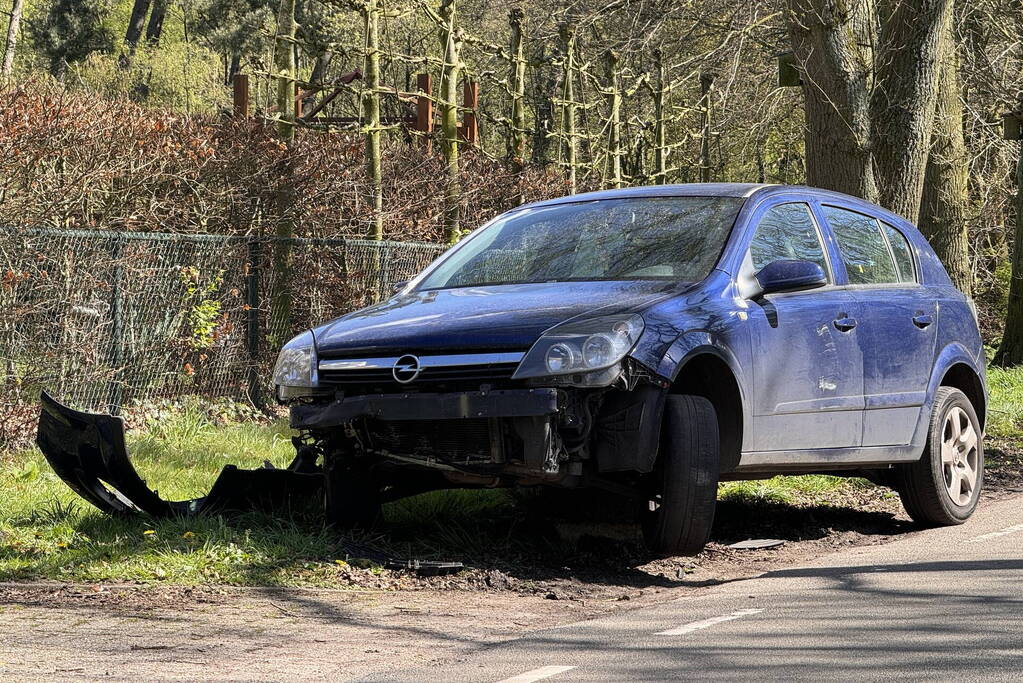 Auto loopt fikse schade op nadat deze op varkensrug rijdt