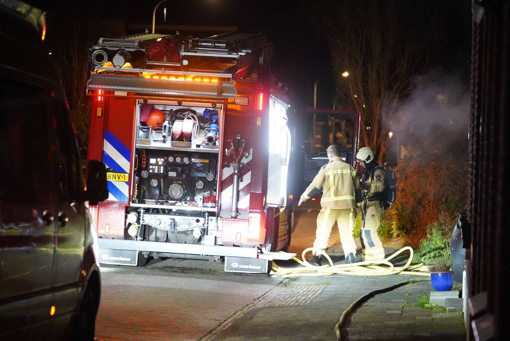 Keukenbrand zorgt voor flinke rookontwikkeling