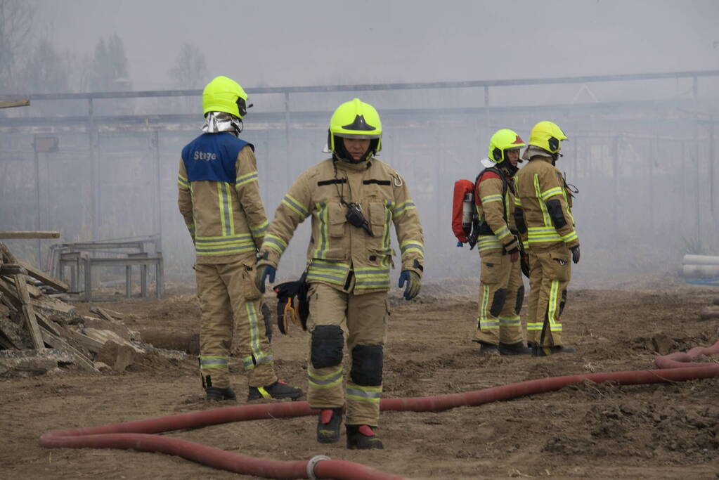 Brand in kas zorgt voor fikse rookontwikkeling
