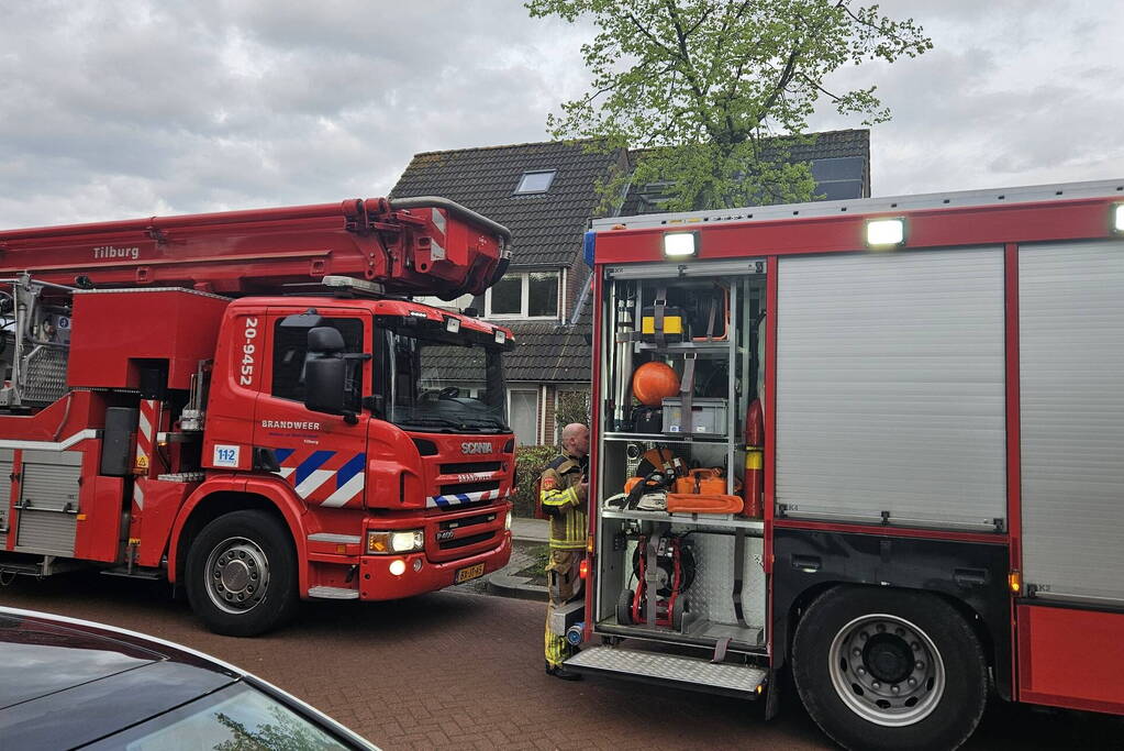 Brand in woning snel onder controle