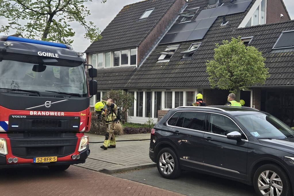 Brand in woning snel onder controle