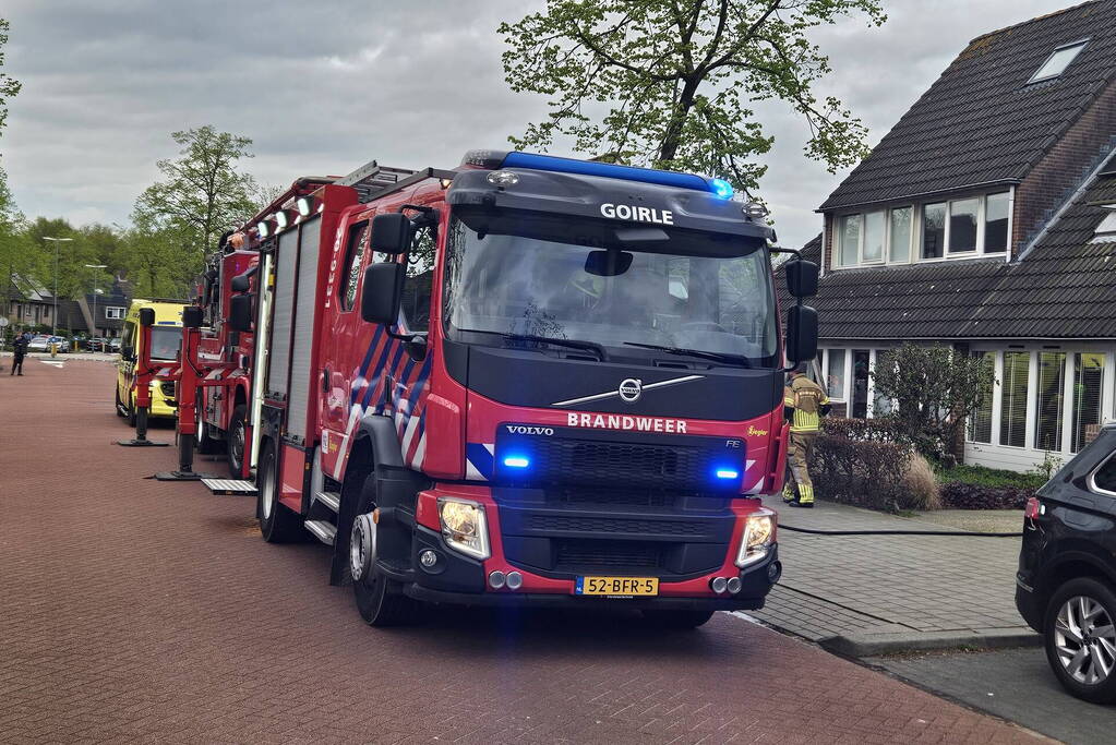 Brand in woning snel onder controle
