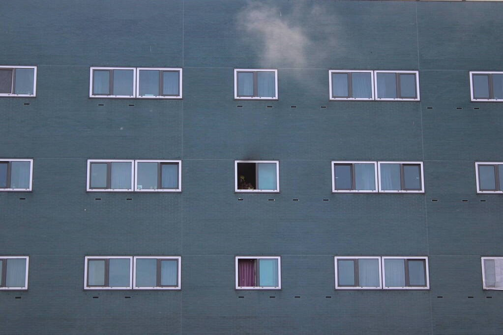 Brand in een studentenhuis van technische Universiteit