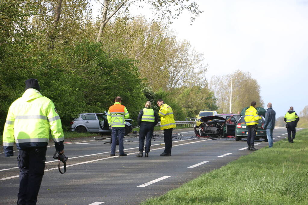 Meerdere gewonden bij ernstig ongeval