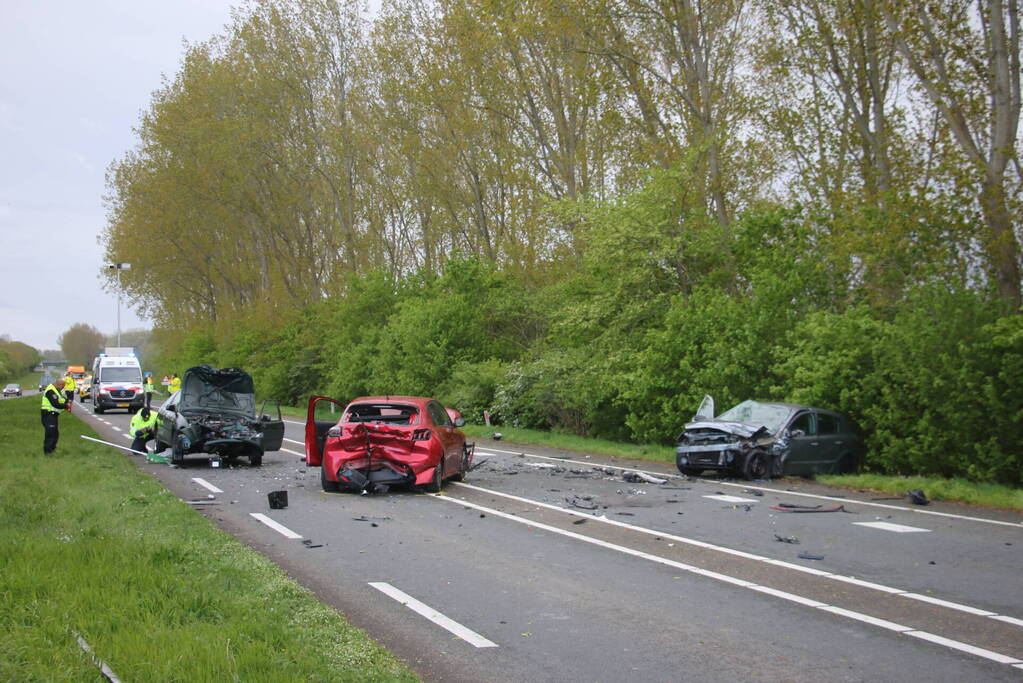 Meerdere gewonden bij ernstig ongeval