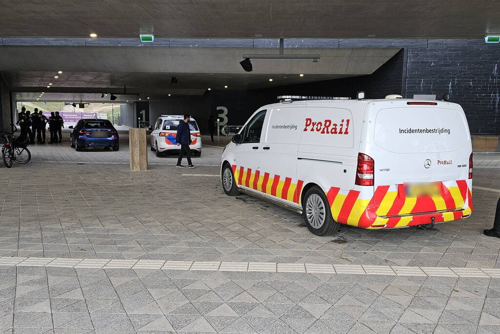 Veel politie op de been na melding van persoon met vuurwapen in trein