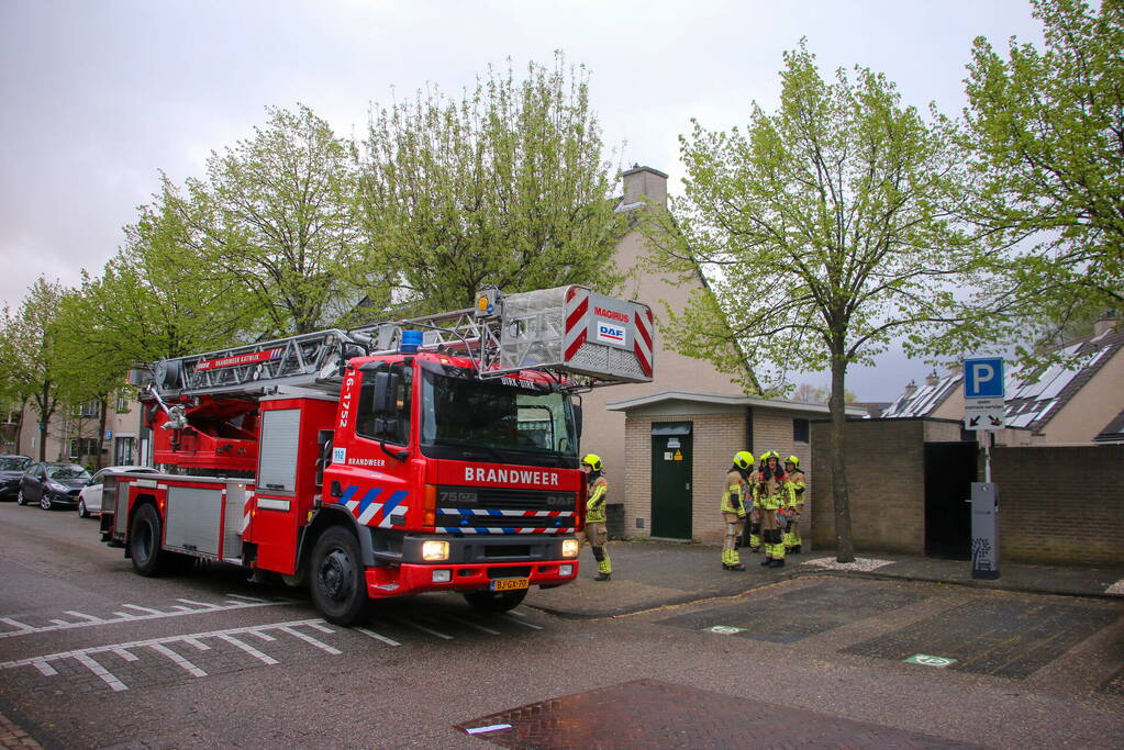 Dakrand los door harde wind