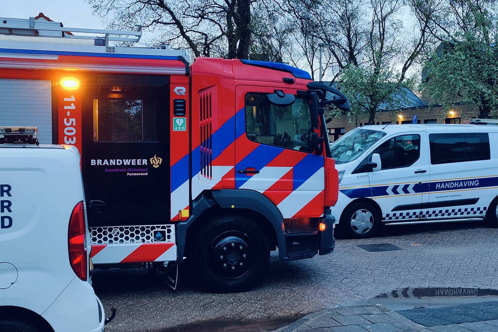 Fontein door gesprongen waterleiding