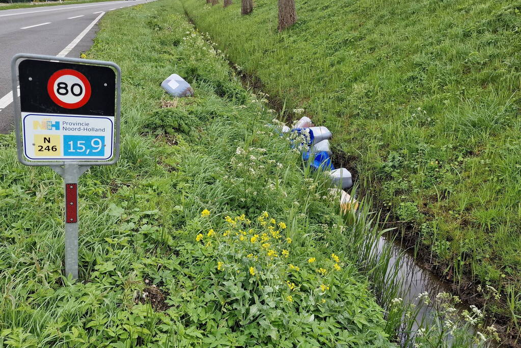 Op ten minste zeven locaties drugsafval aangetroffen