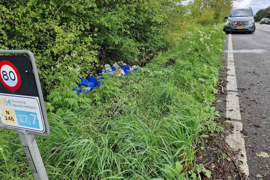 Op ten minste zeven locaties drugsafval aangetroffen