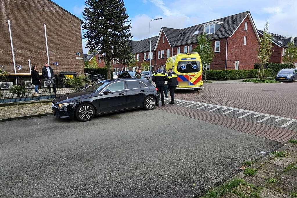 Fietswiel kapot na ongeval met auto