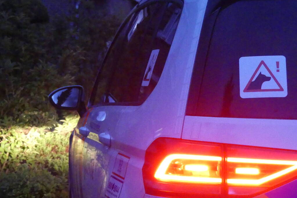 Persoon aangehouden midden in woonwijk, politie doorzoekt huis