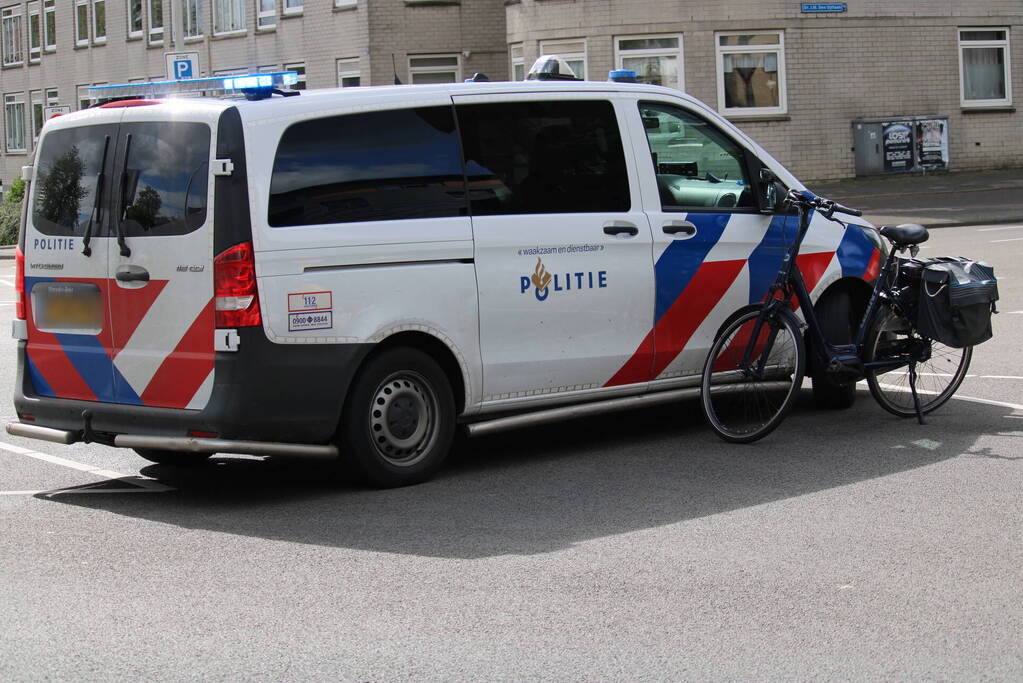 Fietser aangereden door personenauto