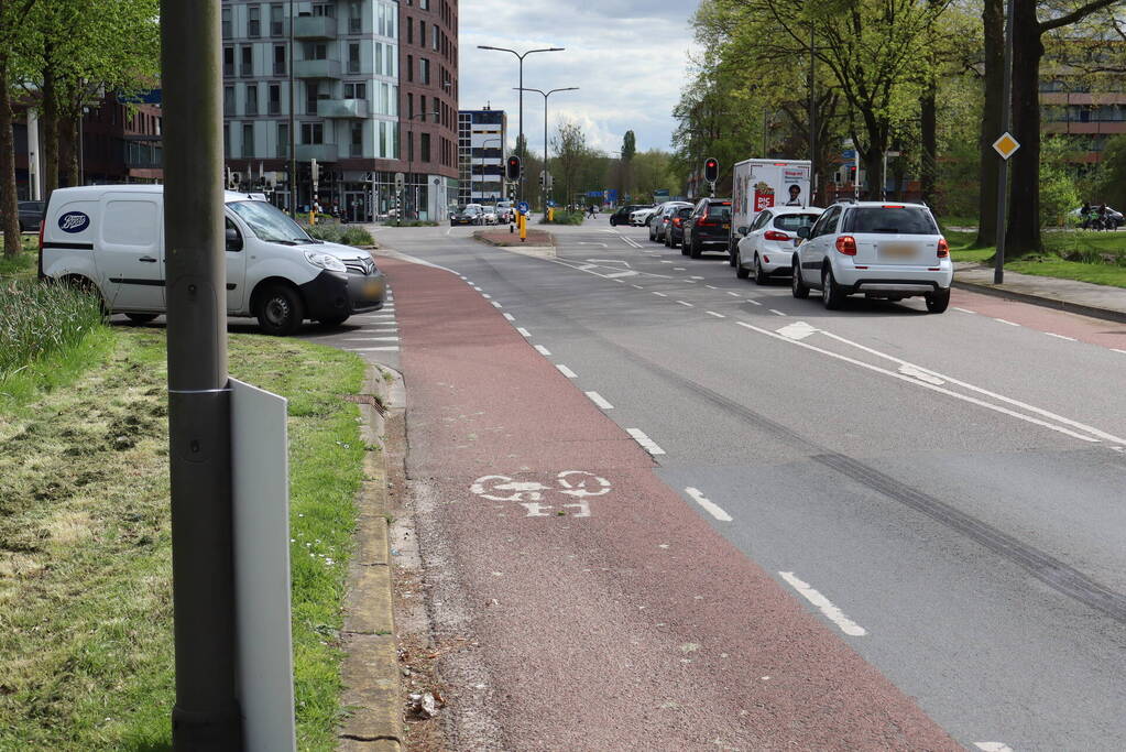 Vastlopende rem van trailer zorg voor verkeershinder