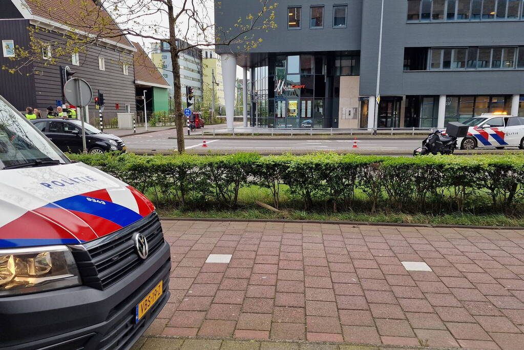 Maaltijdbezorger gewond bij ongeval
